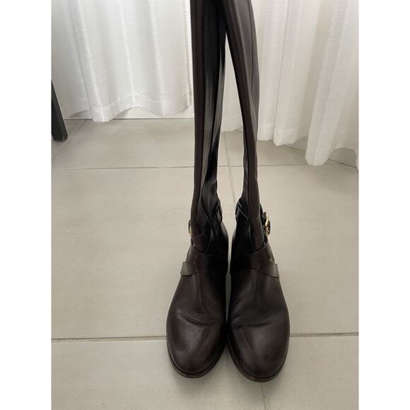 Louise et Cie Lienz Boots Knee High Leather Side Zip FLAWS - Picture 9 of 15